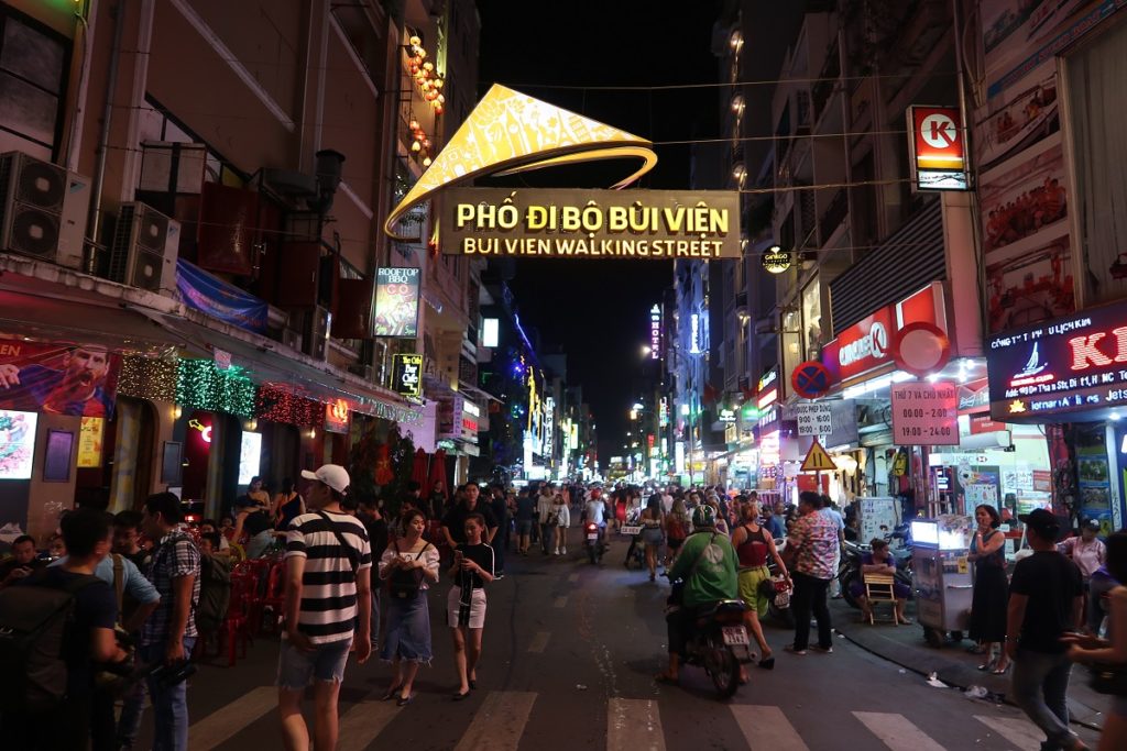 Bui Vien street in Saigon